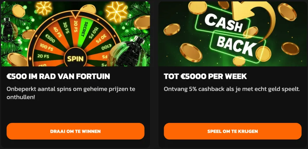 Bonussen en Promoties Hidden Jack Casino